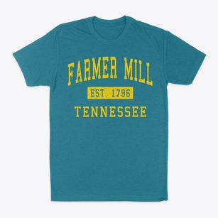 Farmer Mill Tennessee Classic Established Classic Dad T-Shirt