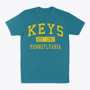 Keys Pennsylvania Classic Established Classic Dad T-Shirt
