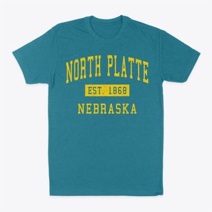 North Platte Nebraska Classic Established Classic Dad T-Shirt