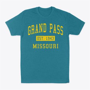 Grand Pass Missouri Classic Established Classic Dad T-Shirt
