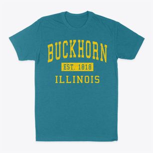 Buckhorn Illinois Classic Established Classic Dad T-Shirt