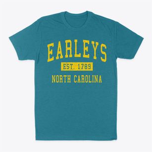 Earleys North Carolina Classic Established Classic Dad T-Shirt