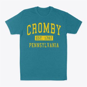 Cromby Pennsylvania Classic Established Classic Dad T-Shirt