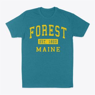 Forest Maine Classic Established Classic Dad T-Shirt
