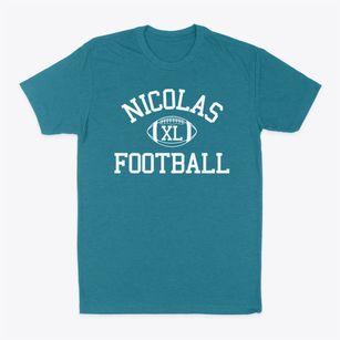 Nicolas Junior High School Classic Football Classic Dad T-Shirt
