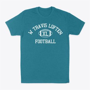 W Travis Loften Educational Center Classic Football Classic Dad T-Shirt