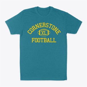 Cornerstone Christian School Classic Football Classic Dad T-Shirt