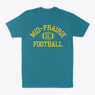 Mid-prairie High School Classic Football Classic Dad T-Shirt