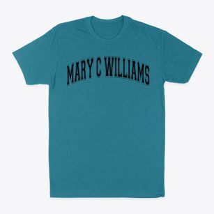 Mary C Williams Elementary School Varsity Arch Classic Dad T-Shirt