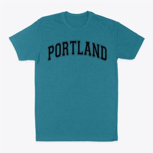 Portland Opportunities Center Varsity Arch Classic Dad T-Shirt