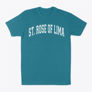 Saint Rose Of Lima Varsity Arch Classic Dad T-Shirt