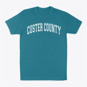 Custer County High School Varsity Arch Classic Dad T-Shirt