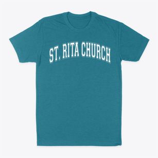 St. Rita Catholic Church Varsity Arch Classic Dad T-Shirt