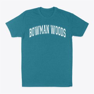 Bowman Woods Elementary School Varsity Arch Classic Dad T-Shirt