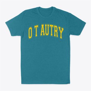 O T Autry Area Vocational Technical Varsity Arch Classic Dad T-Shirt