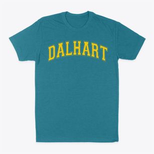Dalhart Junior High School Varsity Arch Classic Dad T-Shirt