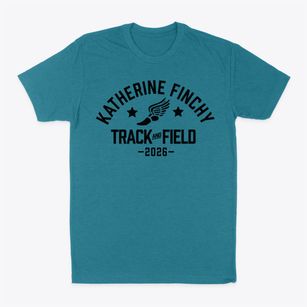 Katherine Finchy Elementary School Track and Field Classic Dad T-Shirt