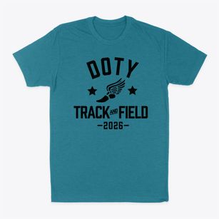 Doty Elementary School Track and Field Classic Dad T-Shirt