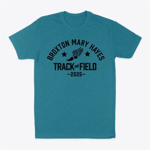 Broxton Mary Hayes School Track and Field Classic Dad T-Shirt
