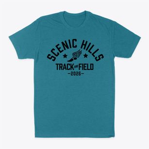 Scenic Hills Elementary School Track and Field Classic Dad T-Shirt
