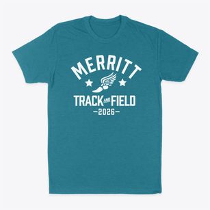 Merritt Academy Track and Field Classic Dad T-Shirt