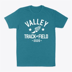 Valley High School Track and Field Classic Dad T-Shirt