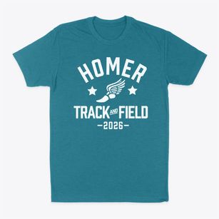 Homer Elementary School Track and Field Classic Dad T-Shirt