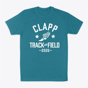 Clapp Elementary School Track and Field Classic Dad T-Shirt