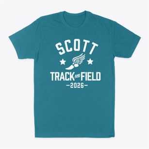 Scott Elementary School Track and Field Classic Dad T-Shirt