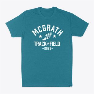 Mcgrath Elementary School Track and Field Classic Dad T-Shirt