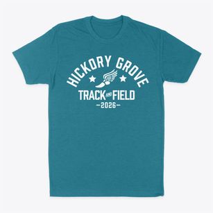 Hickory Grove Baptist Christian School Track and Field Classic Dad T-Shirt