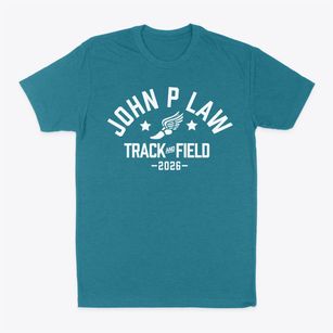 John P Law Elementary School Track and Field Classic Dad T-Shirt