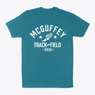 Mcguffey Elementary School Track and Field Classic Dad T-Shirt