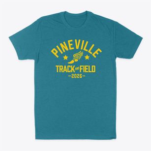 Pineville Middle School Track and Field Classic Dad T-Shirt