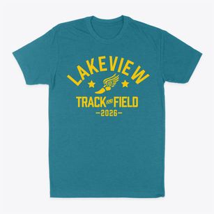 Lakeview Elementary School Track and Field Classic Dad T-Shirt