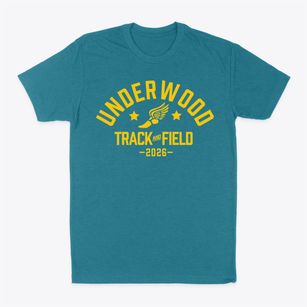 Underwood Middle School Track and Field Classic Dad T-Shirt