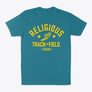 Religious Education School Track and Field Classic Dad T-Shirt