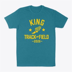King Elementary School Track and Field Classic Dad T-Shirt