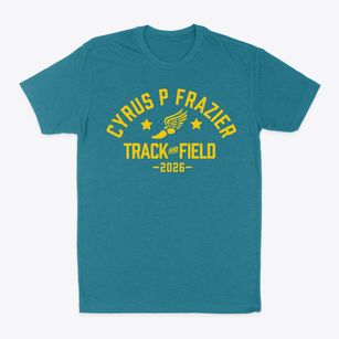 Cyrus P Frazier Elementary School Track and Field Classic Dad T-Shirt