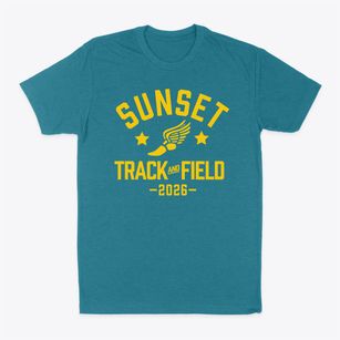 Sunset Middle School Track and Field Classic Dad T-Shirt