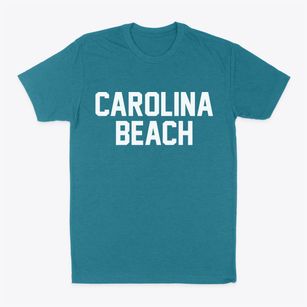 Carolina Beach North Carolina Classic Block Classic Dad T-Shirt