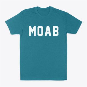 Moab Utah Classic Block Classic Dad T-Shirt