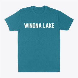 Winona Lake Indiana Classic Block Classic Dad T-Shirt