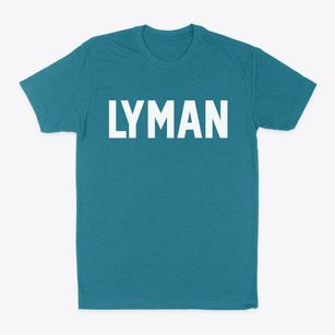 Lyman Maine Classic Block Classic Dad T-Shirt