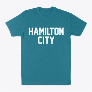 Hamilton City California Classic Block Classic Dad T-Shirt