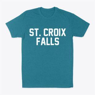 St. Croix Falls Wisconsin Classic Block Classic Dad T-Shirt