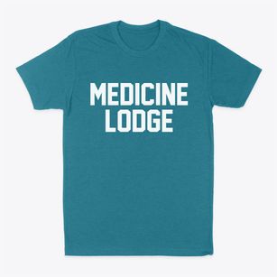 Medicine Lodge Kansas Classic Block Classic Dad T-Shirt