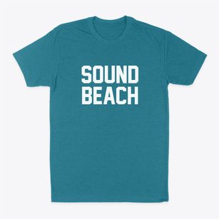 Sound Beach New York Classic Block Classic Dad T-Shirt