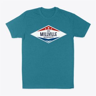 Millville Massachusetts Diamond Star Classic Dad T-Shirt