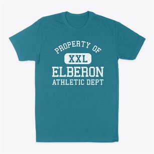 Elberon Iowa Athletic Dept Classic Dad T-Shirt